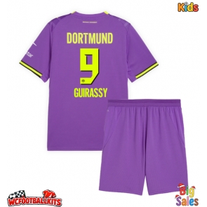 Borussia Dortmund Serhou Guirassy #9 Replica Third Stadium Kit for Kids 2026-27 Short Sleeve (+ pants)